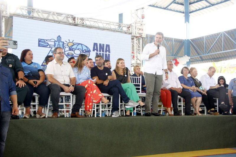 Inauguração da EMEF Laercio Wilson Barbalho, segunda escola do município que funcionará de forma Cívico-Militar