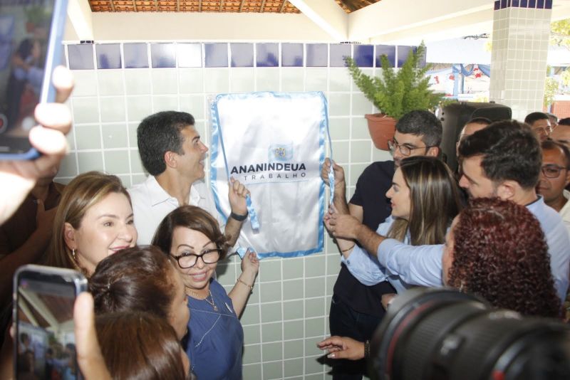 Inauguração da EMEF Laercio Wilson Barbalho, segunda escola do município que funcionará de forma Cívico-Militar