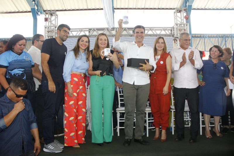 Inauguração da EMEF Laercio Wilson Barbalho, segunda escola do município que funcionará de forma Cívico-Militar