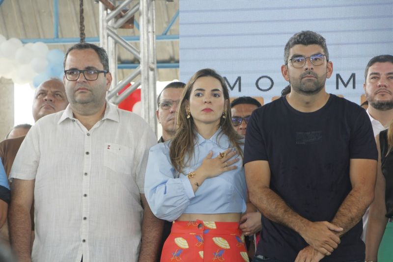 Inauguração da EMEF Laercio Wilson Barbalho, segunda escola do município que funcionará de forma Cívico-Militar