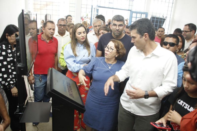 Inauguração da EMEF Laercio Wilson Barbalho, segunda escola do município que funcionará de forma Cívico-Militar