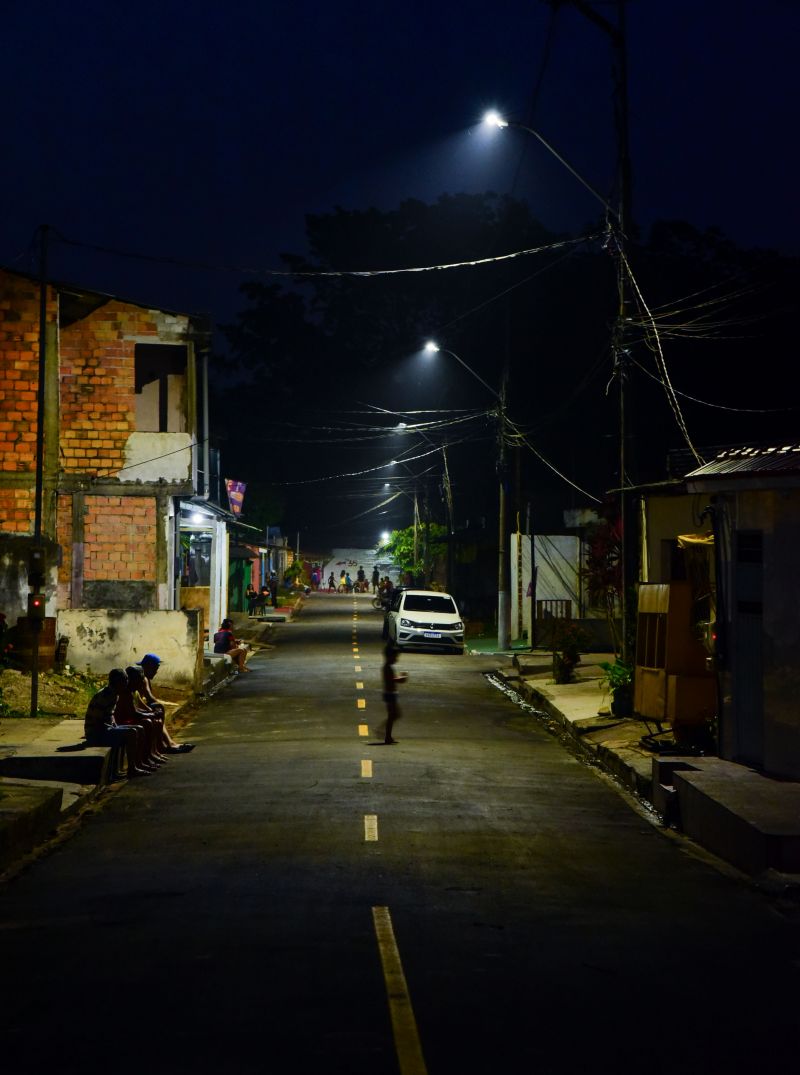 Inauguração das ruas da comunidade Vitória Régia no bairro Distrito Industrial