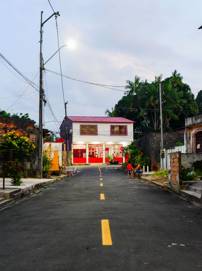 Inauguração das ruas da comunidade Vitória Régia no bairro Distrito Industrial