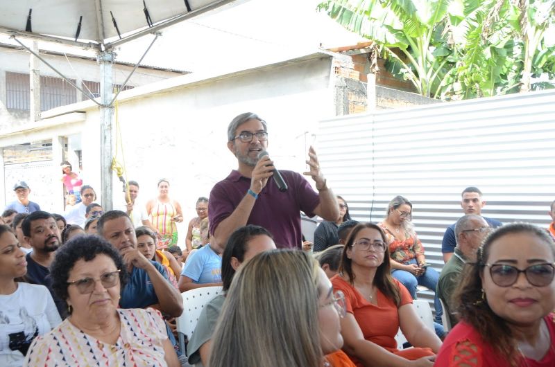 Assinatura de ordem serviço para construção 1ª Escola do Município que funcionará em tempo Integral EMEF Parque Eco Escola