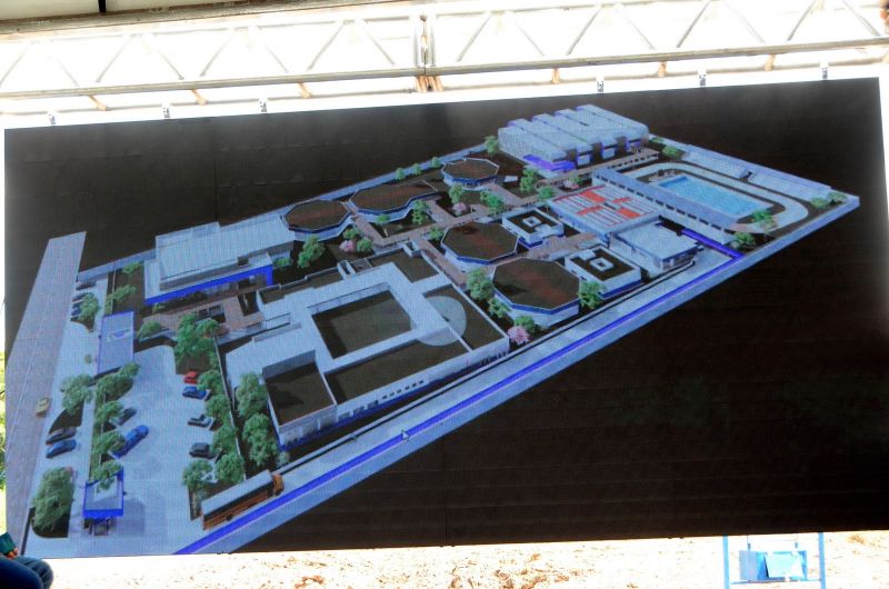 Assinatura de ordem serviço para construção 1ª Escola do Município que funcionará em tempo Integral EMEF Parque Eco Escola