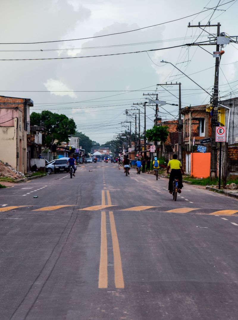 Inauguração Asfáltica da avenida Carlos Prestes no bairro de Águas Lindas