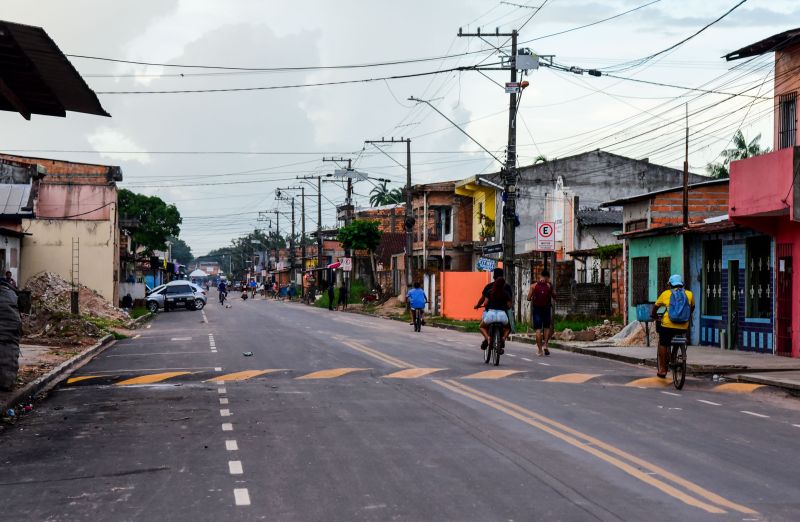 Inauguração Asfáltica da avenida Carlos Prestes no bairro de Águas Lindas