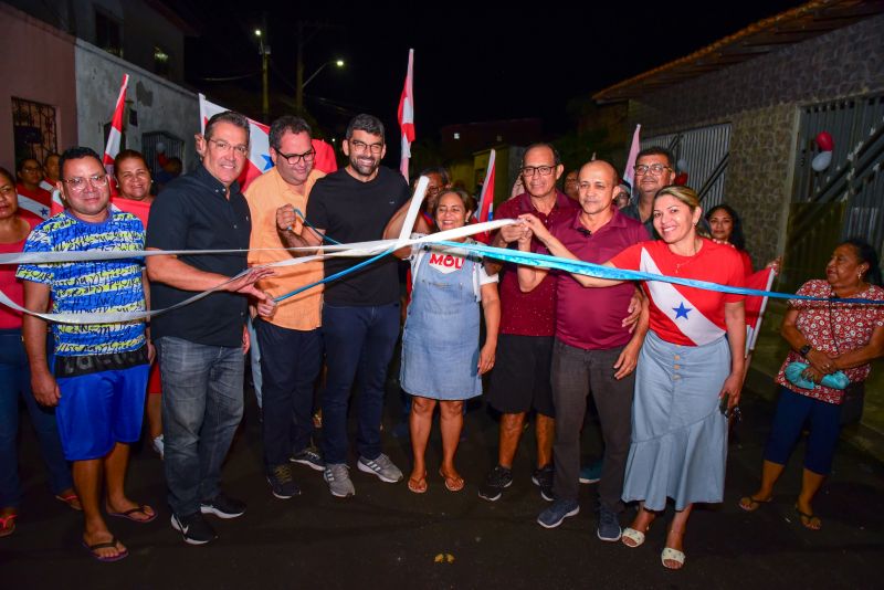 Inauguração de ruas Pavimentadas e Sinalizadas, rua Feijó, rua Xapuri e rua Plácido Castro no bairro Paar