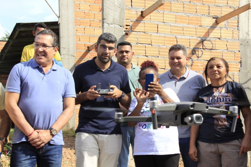 Voo inaugural para estudo de Regularização Fundiária na comunidade Novo Tauari no Jardim Vitória