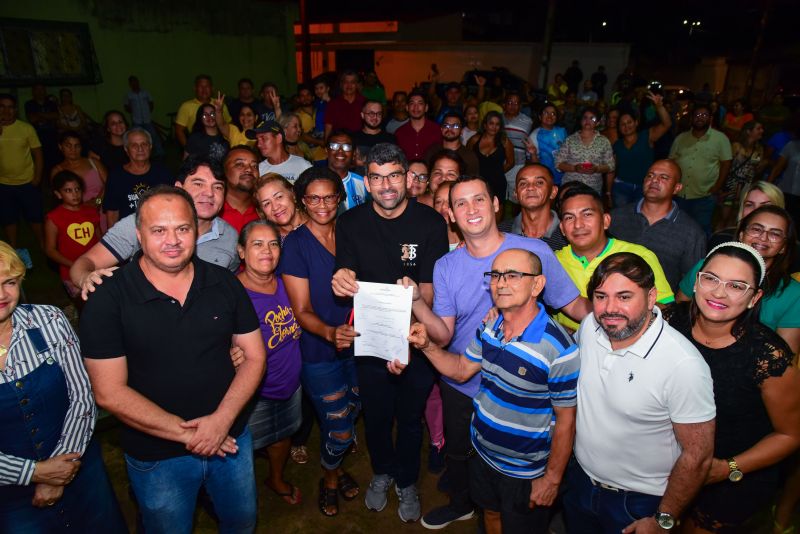 Assinatura De Ordem De Serviço Para Revitalização Da Praça Nossa Senhora De Fátima Na We 64 E We 65 No Guajará I