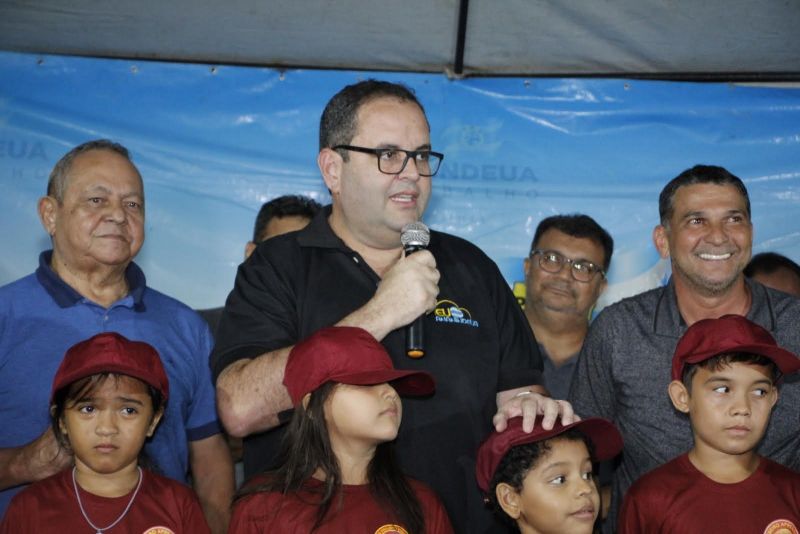 Inauguração de ruas Pavimentadas no Bairro de Águas Lindas. Alameda Bento, passagem Fabiano Rodrigues e passagem Novo Horizonte