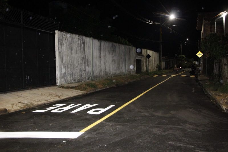 Inauguração de ruas Pavimentadas no Bairro de Águas Lindas. Alameda Bento, passagem Fabiano Rodrigues e passagem Novo Horizonte