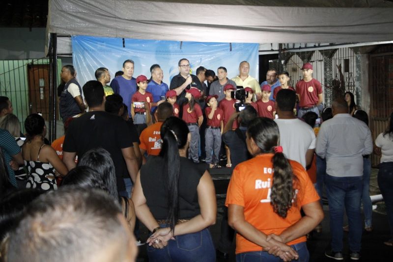 Inauguração de ruas Pavimentadas no Bairro de Águas Lindas. Alameda Bento, passagem Fabiano Rodrigues e passagem Novo Horizonte