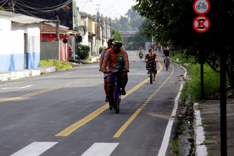 Cicleata de Inauguração da Nova Av. Arterial 04, e SN 19 com Asfalto Novo, Sinalização Viária, Ciclofaixa e Iluminação Publica em Led na Cidade Nova IV e Cidade Nova V