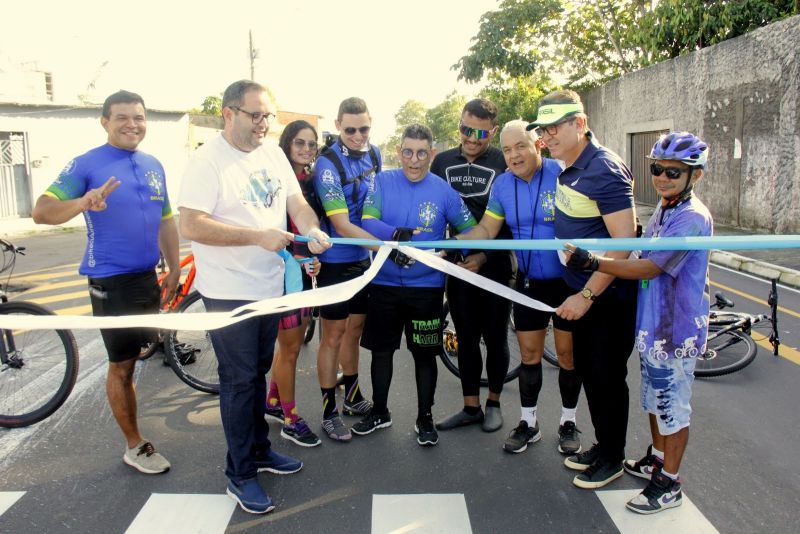 Cicleata de Inauguração da Nova Av. Arterial 04, e SN 19 com Asfalto Novo, Sinalização Viária, Ciclofaixa e Iluminação Publica em Led na Cidade Nova IV e Cidade Nova V