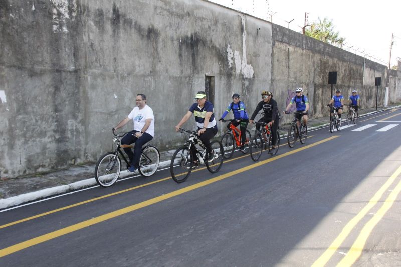 Cicleata de Inauguração da Nova Av. Arterial 04, e SN 19 com Asfalto Novo, Sinalização Viária, Ciclofaixa e Iluminação Publica em Led na Cidade Nova IV e Cidade Nova V