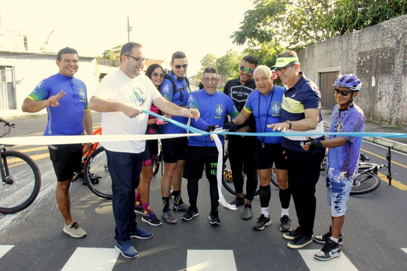 Cicleata de Inauguração da Nova Av. Arterial 04, e SN 19 com Asfalto Novo, Sinalização Viária, Ciclofaixa e Iluminação Publica em Led na Cidade Nova IV e Cidade Nova V