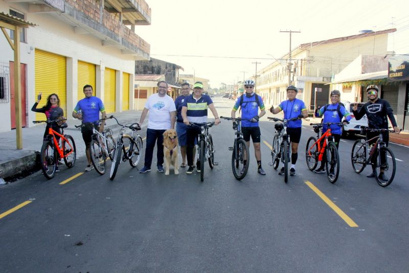 Cicleata de Inauguração da Nova Av. Arterial 04, e SN 19 com Asfalto Novo, Sinalização Viária, Ciclofaixa e Iluminação Publica em Led na Cidade Nova IV e Cidade Nova V