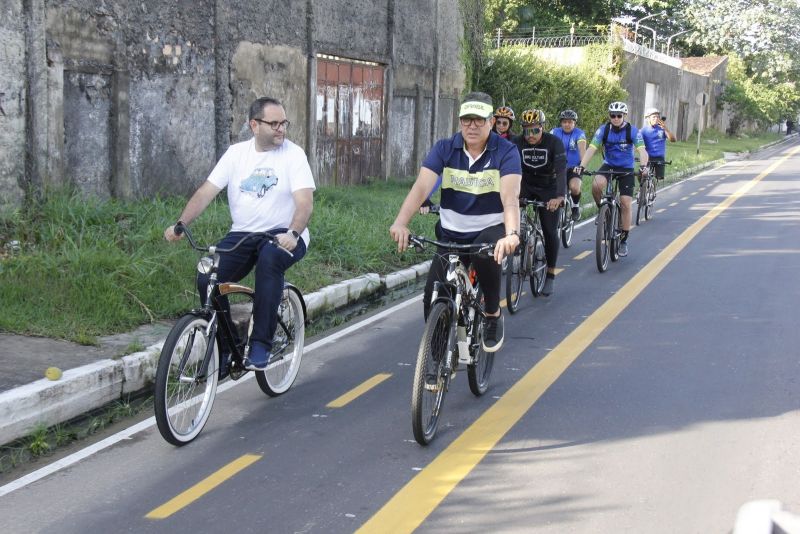 Cicleata de Inauguração da Nova Av. Arterial 04, e SN 19 com Asfalto Novo, Sinalização Viária, Ciclofaixa e Iluminação Publica em Led na Cidade Nova IV e Cidade Nova V