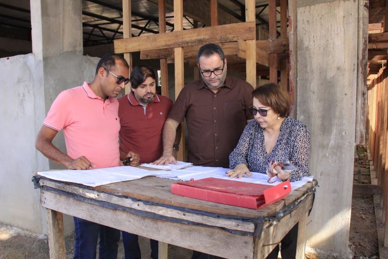 Visita técnica as obras da UEI Beira Rio - Curuçambá