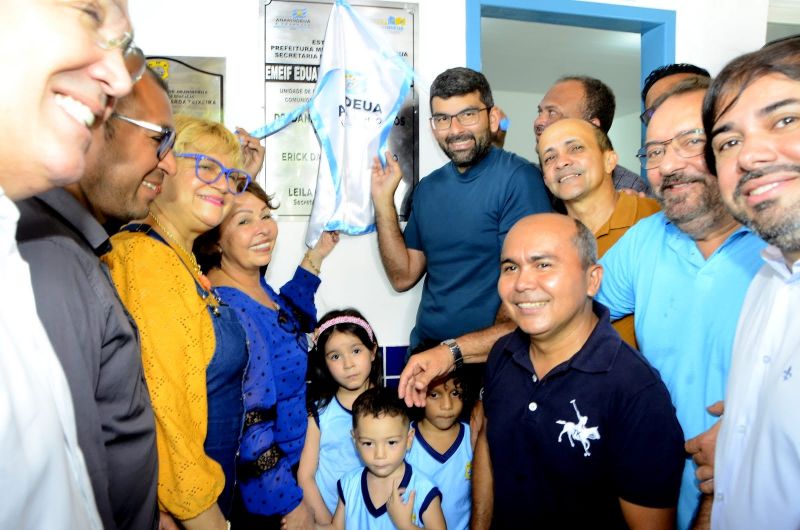 Inauguração da Nova Unidade de Educação, Emef Eduarda Teixeira Pereira - Bairro Centro