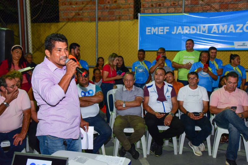 Reunião com A Comunidade no Conjunto Jardim Amazônia I - Programa da 6ª Edição Prefeitura Em Movimento. Águas Brancas