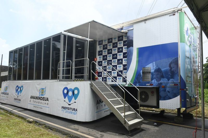 Prefeitura Em Movimento na Escola Municipal Jardim Amazônia no Conjunto Jardim Amazônia - Águas Brancas