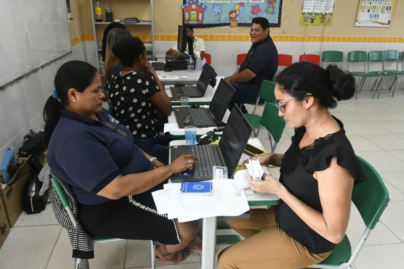 Prefeitura Em Movimento na Escola Municipal Jardim Amazônia no Conjunto Jardim Amazônia - Águas Brancas