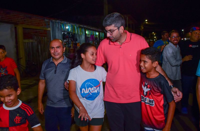 Inauguração da rua Jasmin no Conjunto Girassol no Bairro de Águas Brancas