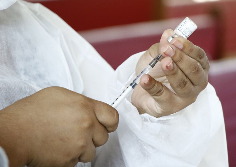 Posto de Vacinação Covid na Paróquia de Nossa Senhora do Amparo