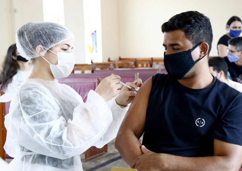 Posto de Vacinação Covid na Paróquia de Nossa Senhora do Amparo