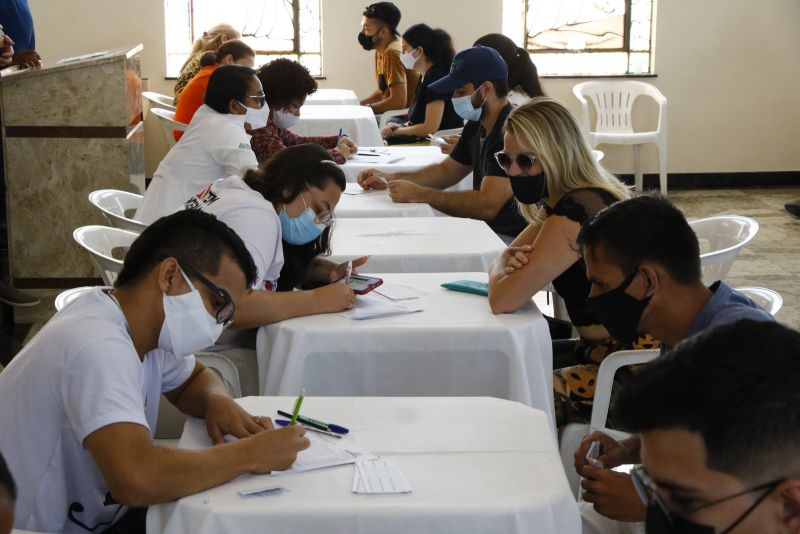 Vacinação Covid na Paróquia de Nossa Senhora do Amparo