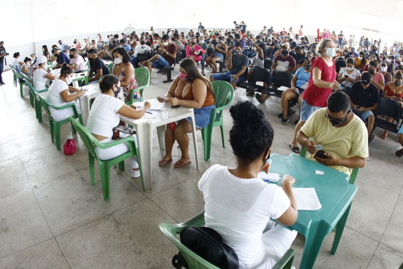 Posto de apoio na Vacinação Igreja Catedral da Fé no Distrito Industrial