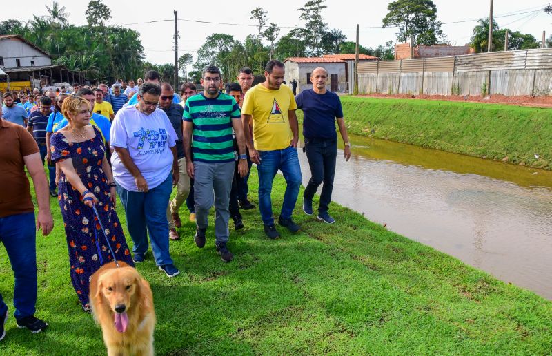 Inauguração da Obra de Macrodrenagem e Infraestrutura Viária do Canal dos Macacos - Águas Brancas