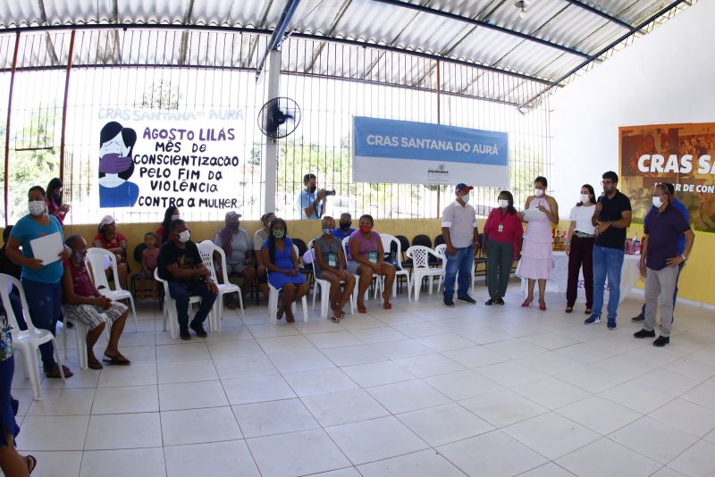 Entrega de cestas básicas de alimentos do Programa Ananin Solidário e visita na Comunidade Santana do Aurá