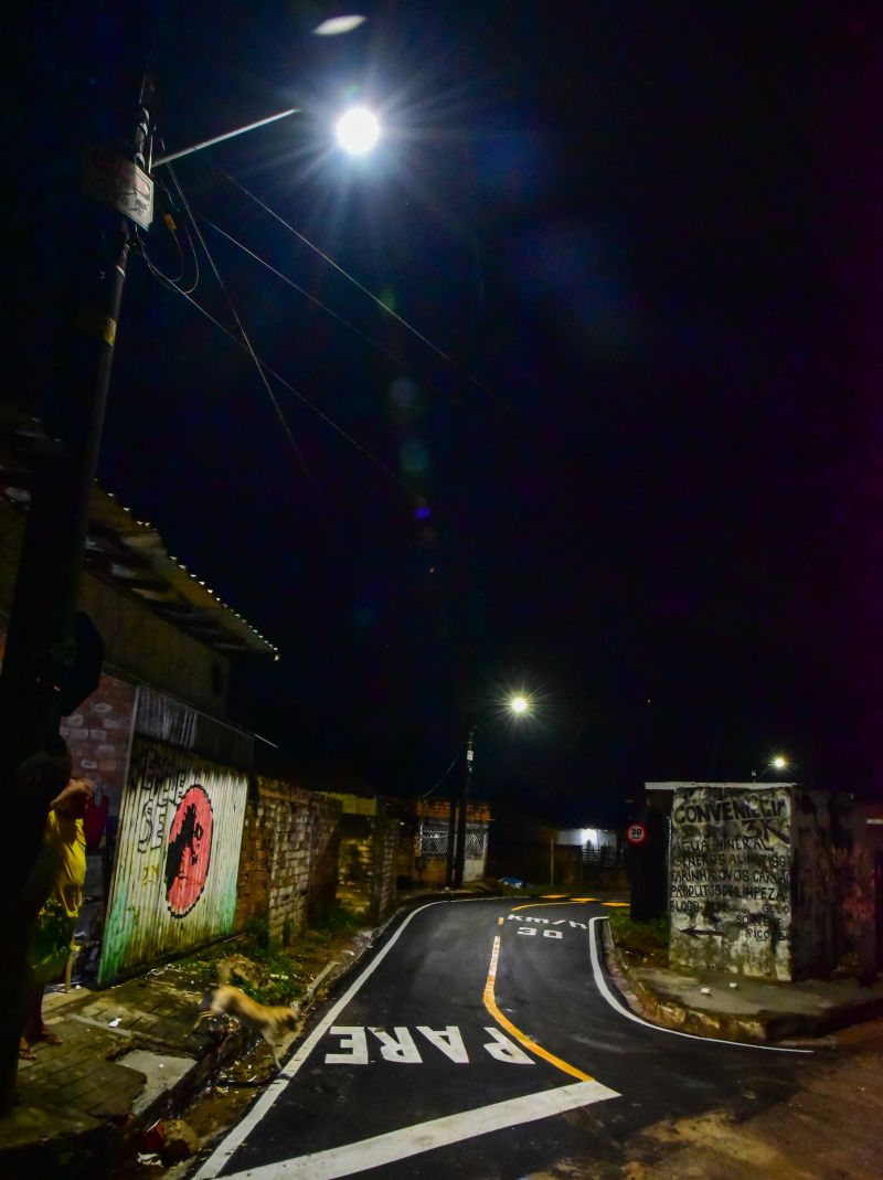 Entrega de Ruas Pavimentadas e com Iluminação Publica em Led no Bairro Curuçambá