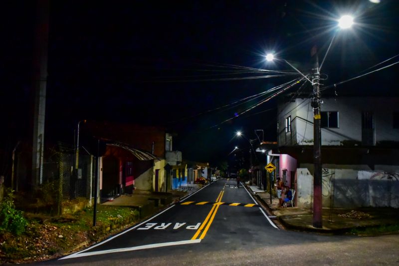 Entrega de Ruas Pavimentadas e com Iluminação Publica em Led no Bairro Curuçambá