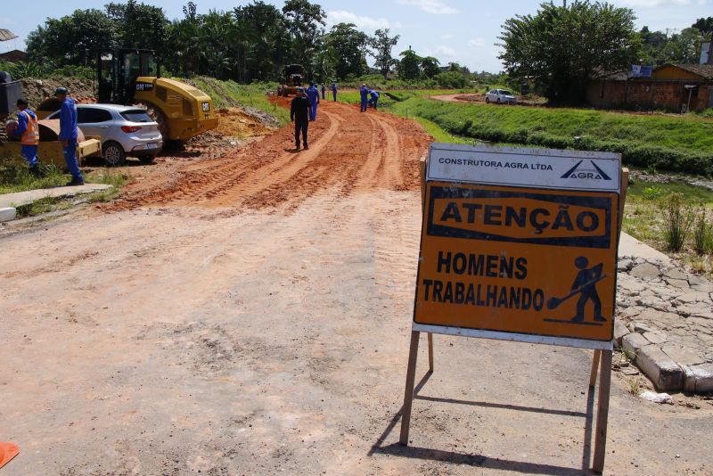 Obras em Andamento no Canal Maguariaçu, avenida Ananin com a WE 31 - Levilândia