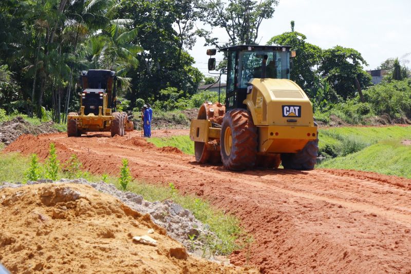 Obras em Andamento no Canal Maguariaçu, avenida Ananin com a WE 31 - Levilândia