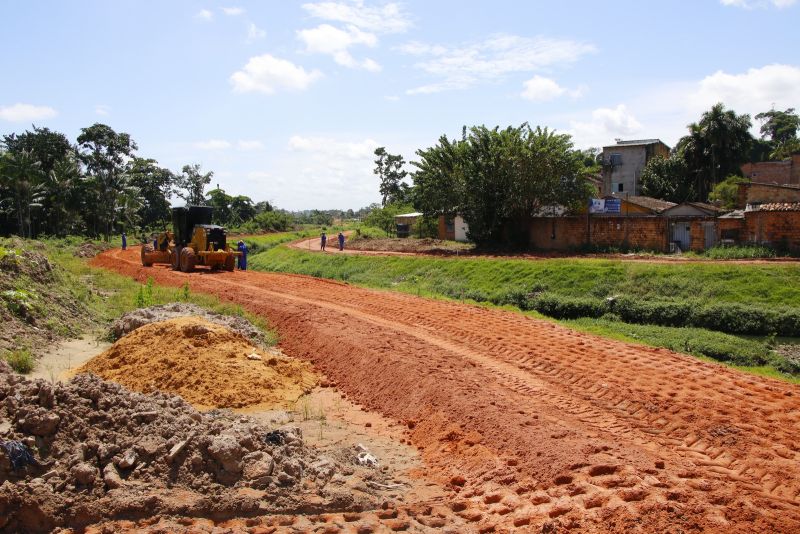 Obras em Andamento no Canal Maguariaçu, avenida Ananin com a WE 31 - Levilândia