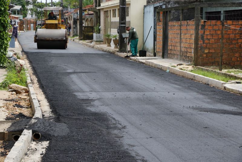 Pavimentação Asfáltica da Alameda Cafezal no bairro do Icuí