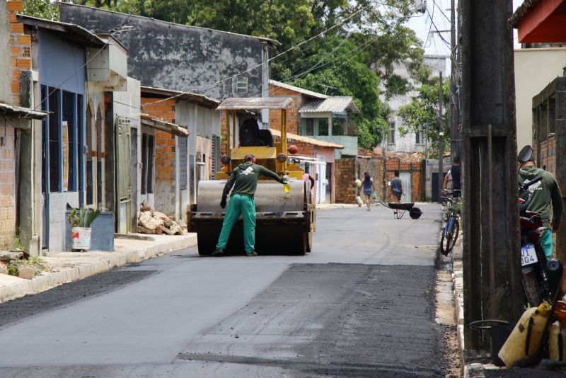 Pavimentação Asfáltica da Alameda Cafezal no bairro do Icuí