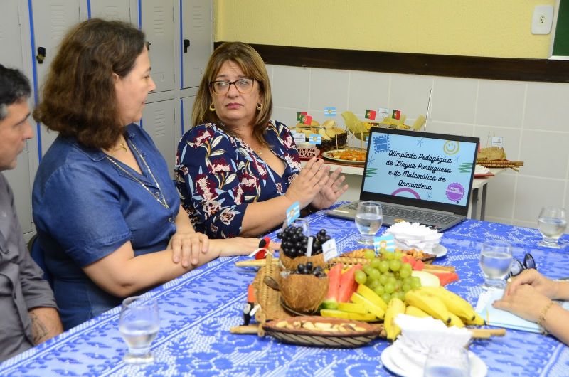 Secretária de Educação Leila Freire e a Consulesa de Portugal visitam as escolas Carlos Marighella e Laércio Barbalho