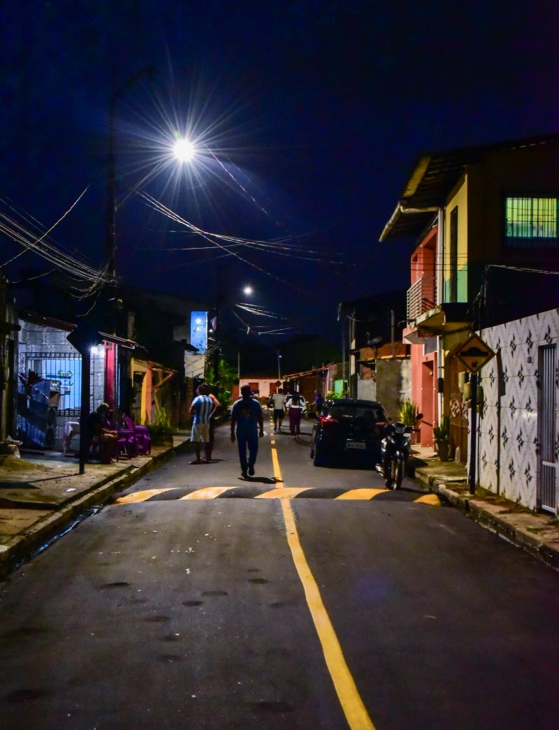 Inauguração Asfáltica com Iluminação em Led da rua Cabo Neri na Cidade Nova