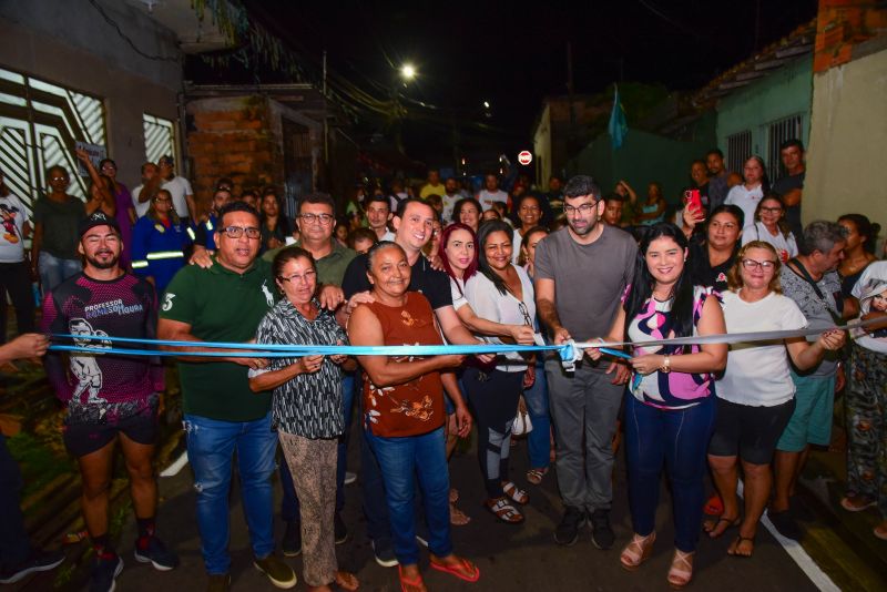 Inauguração Asfáltica com Iluminação em Led da Ruas São Francisco, Rua Alves e 15 de Outubro na Cidade Nova V