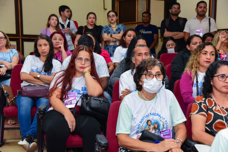 Abertura da Conferência Municipal dos Direitos da Criança e Adolescente no Auditório da Unama Br