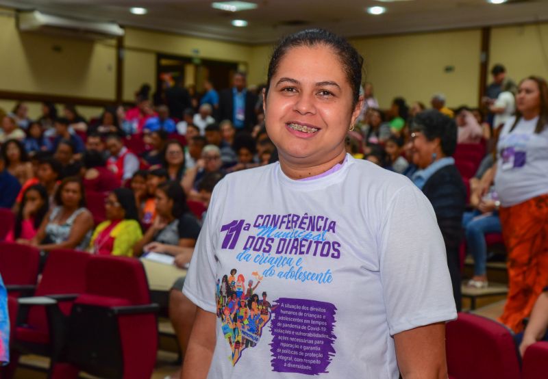 Abertura da Conferência Municipal dos Direitos da Criança e Adolescente no Auditório da Unama Br