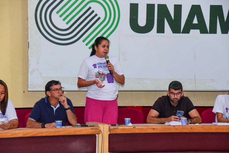 Abertura da Conferência Municipal dos Direitos da Criança e Adolescente no Auditório da Unama Br