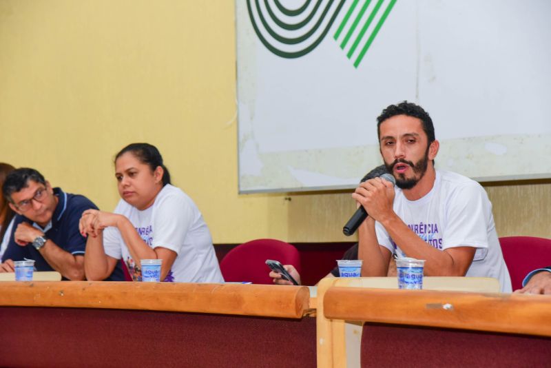 Abertura da Conferência Municipal dos Direitos da Criança e Adolescente no Auditório da Unama Br