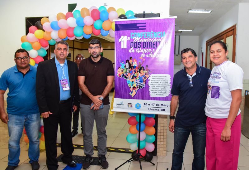 Abertura da Conferência Municipal dos Direitos da Criança e Adolescente no Auditório da Unama Br